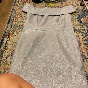 Silver glitter Dress
